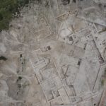 Fotografía aérea del yacimiento de Los Gallardos