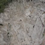 Fotografía aérea del yacimiento de Los Gallardos