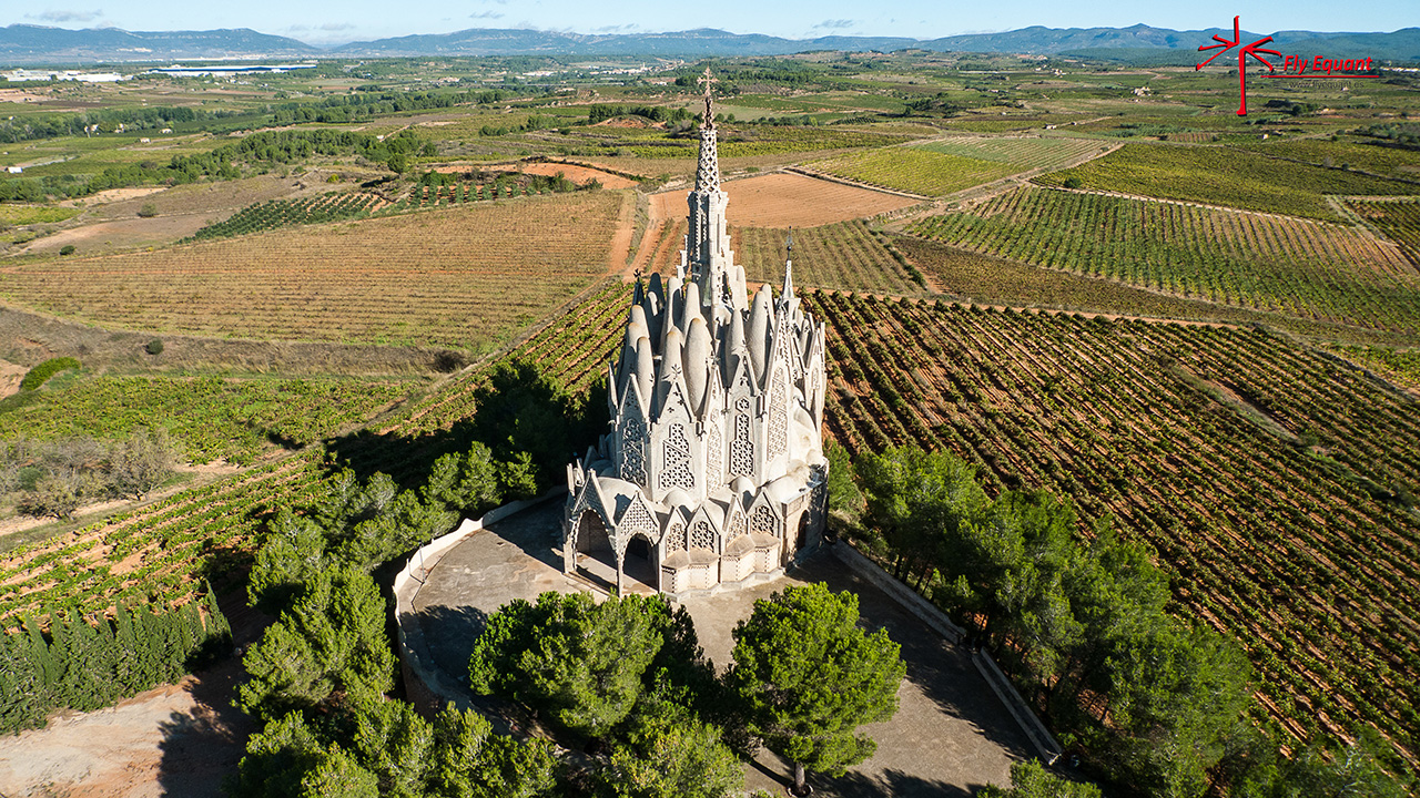 Ermita de Montferri fotografía aérea